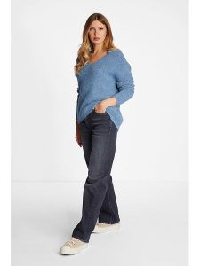 Rich & Royal Sweter w kolorze niebieskim rozmiar: XS. Niebieskie swetry oversize Rich & Royal, xs, bez wzorów, z wełny, bez ramiączek. Za 157,73 zł.