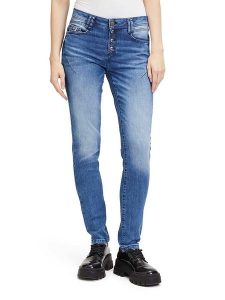 CARTOON Dżinsy - Slim fit - w kolorze niebieskim rozmiar: 40. Niebieskie jeansy Cartoon, bez wzorów. Za 144,92 zł.