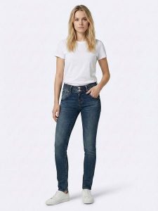 LTB Dżinsy "Julita" - Slim fit - w kolorze niebieskim rozmiar: W26/L34. Niebieskie jeansy LTB, bez wzorów, z podwyższonym stanem. Za 214,95 zł.