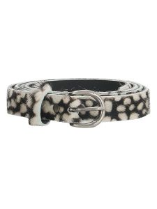 HIDE & STITCHES Skórzany pasek w kolorze brązowo-kremowym rozmiar: 65. Brązowe paski HIDE & STITCHES, bez wzorów, z materiału. Za 92,42 zł.