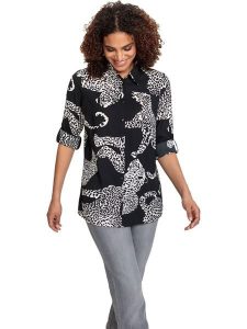 WITT WEIDEN Bluzka w kolorze czarnym rozmiar: 50. Czarne bluzki WITT WEIDEN, bez wzorów, bez kołnierzyka, bez ramiączek. Za 30,99 zł.