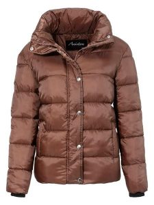 Aniston Kurtka pikowana w kolorze brązowym rozmiar: 36. Brązowe kurtki Aniston, bez wzorów, bez kaptura. Za 126,15 zł.