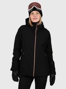 Brunotti Softshellowa kurtka narciarska "Aria" w kolorze czarnym rozmiar: XS. Czarne kurtki sportowe Brunotti, xs, bez wzorów, bez kaptura, narciarskie. Za 328,45 zł.