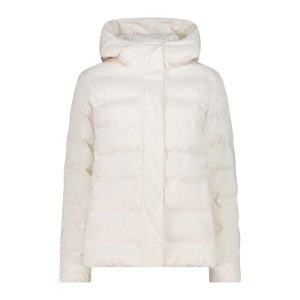 Kurtka ocieplana damska CMP 35K3666 Fix Hood. Białe kurtki CMP, bez wzorów, bez kaptura. Za 479,99 zł.