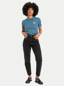 Quiksilver Jeansy Mom Denim EQWDP03026 Czarny Mom Fit. Czarne jeansy Quiksilver, bez wzorów, z bawełny. Za 309,99 zł.