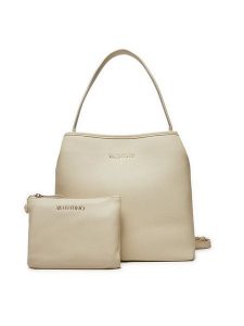 Valentino Torebka Brixton VBS7LX03 Écru. Torebki klasyczne Valentino, bez wzorów, ze skóry, bez dodatków. Za 459,99 zł.