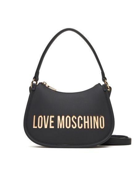 LOVE MOSCHINO Torebka JC4027PP0NKD0000 Czarny. Czarne torebki klasyczne LOVE MOSCHINO, bez wzorów, ze skóry, bez dodatków. Za 579,99 zł.