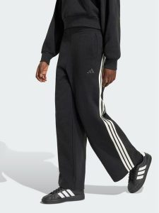 Adidas Spodnie dresowe 3-Stripes KV9868 Czarny Wide Fit. Czarne spodnie dresowe ADIDAS, m, bez wzorów, z bawełny. Za 298,99 zł.