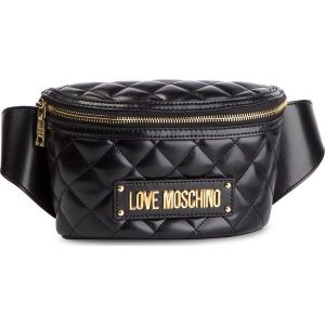Saszetka nerka LOVE MOSCHINO - JC4202PP07KA0000 Nero. Czarne nerki i saszetki marki LOVE MOSCHINO, ze skóry ekologicznej. Za 589,00 zł.