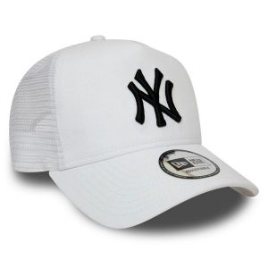 Czapka Trucker New Era MLB New York Yankees. Białe czapki New Era, bez wzorów, sportowe. Za 119,99 zł.