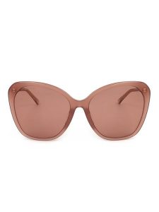 Jimmy Choo Damskie okulary przeciwsłoneczne w kolorze jasnobrązowym rozmiar: 59. Brązowe okulary przeciwsłoneczne JIMMY CHOO. Za 414,95 zł.
