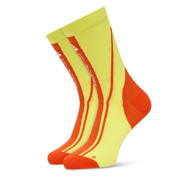 Skarpety długie adidas by Stella McCartney. Zielone skarpetki adidas by Stella McCartney, bez wzorów. Za 69,99 zł.