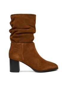 Beverly Hills Polo Club Botki CEO-WI44-BREEZE-01 Brązowy. Brązowe botki Beverly Hills Polo Club, bez wzorów, ze skóry, bez obcasa, na słupku, bez zapięcia. Za 469,99 zł.