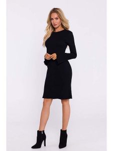 Made of emotion Sukienka w kolorze czarnym rozmiar: S/M. Czarne sukienki Made Of Emotion, m, bez wzorów, bez kołnierzyka, bez ramiączek, mini. Za 177,95 zł.