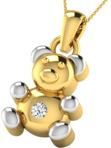 Vittoria Jewels Złota zawieszka z diamentem rozmiar: onesize. Żółte zawieszki Vittoria Jewels, z diamentem, srebrne. Za 478,99 zł.