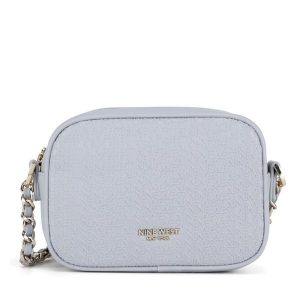 Torebka Nine West. Niebieskie listonoszki Nine West, bez wzorów, bez dodatków. Za 159,99 zł.