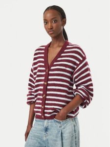 Roxy Kardigan Deep As The Ocean EBJSW00157 Bordowy Regular Fit. Czerwone kardigany Roxy, z syntetyku. Za 319,99 zł.