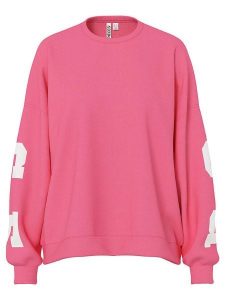Pieces Bluza "Pcfany" w kolorze jasnoróżowym rozmiar: M. Różowe bluzy Pieces, m, bez wzorów, bez kaptura. Za 90,95 zł.