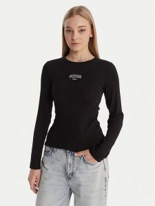 Guess Jeans T-Shirt W6RP21 KA0H1 Różowy Slim Fit. Czerwone t-shirty Guess Jeans, xs, z aplikacjami, z bawełny, bez kołnierzyka, bez ramiączek. Za 159,99 zł.