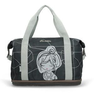 Torba podróżna damska Anekke, wykonana z materiału tekstylnego z dekoracyjnym nadrukiem rozkładana, kolorowa, 42588-002. Torby podróżne i sportowe Anekke, bez wzorów, na ramię. Za 299,00 zł.