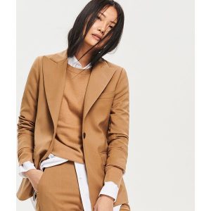 Marynarka z wełną - Beżowy. Marynarki i żakiety marki Reserved. Za 299,99 zł.