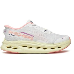 Adidasy Skechers Max Cushioning Glide, Kobiety. Białe buty sportowe Skechers, bez wzorów, bez zapięcia. Za 490,00 zł.