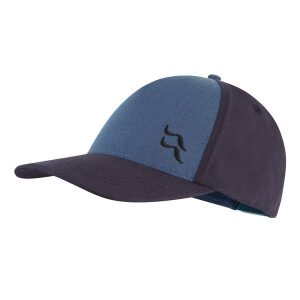 Czapka z daszkiem Rab Calet Embroidery Cap. Niebieskie czapki RAB, bez wzorów, sportowe. Za 119,99 zł.
