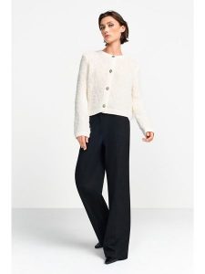 Rich & Royal Kardigan w kolorze kremowym rozmiar: L. Brązowe kardigany Rich & Royal. Za 248,27 zł.