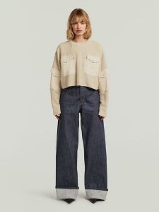G-Star Bluza w kolorze beżowym rozmiar: M. Brązowe bluzy G-Star, m, bez wzorów, z bawełny, bez kaptura. Za 265,23 zł.