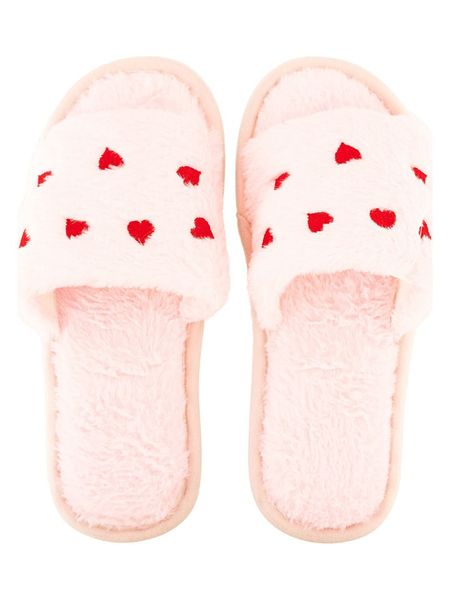Zwillingsherz Kapcie w kolorze jasnoróżowo-czerwonym rozmiar: S/M. Czerwone kapcie Zwillingsherz, bez wzorów, z materiału. Za 52,30 zł.