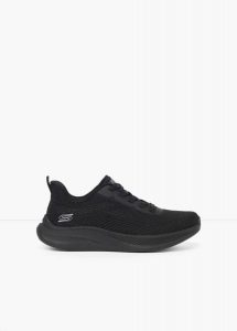 Sneakersy Skechers z pianką memory. Czarne buty sportowe bonprix, bez wzorów, bez zapięcia. Za 279,99 zł.