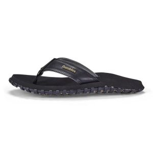 Japonki Gumbies Vegovert Flip-Flops GU-FFVEG001 czarne. Czarne klapki bez wzorów, bez obcasa. Za 302,37 zł.