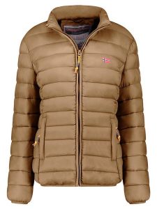 Geographical Norway Kurtka pikowana "Atikolor" w kolorze szarobrązowym rozmiar: M. Brązowe kurtki Geographical Norway, m, bez wzorów, bez kaptura. Za 144,92 zł.