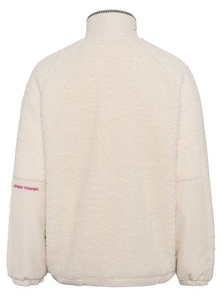 KARI TRAA Bluza polarowa "Olivia" w kolorze kremowym rozmiar: M. Białe bluzy Kari Traa, m, bez wzorów, z polaru, bez kaptura. Za 312,58 zł.