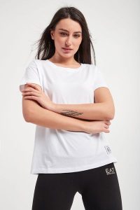 T-shirt ARMANI EXCHANGE. T-shirty Armani Exchange, s, bez wzorów, bez kołnierzyka, bez ramiączek. W wyprzedaży za 131,97 zł.