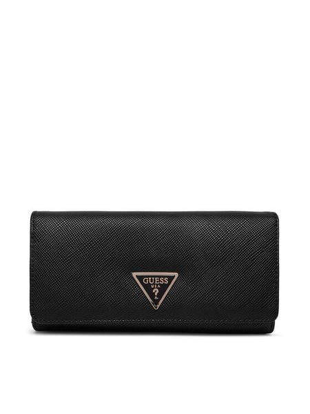 Guess Portfel Laurell II Slg SWZG74 59155 Czarny. Czarne portfele Guess, z aplikacjami, ze skóry. Za 289,99 zł.