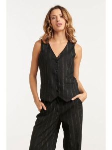 Smashed Lemon Kamizelka w kolorze czarnym rozmiar: S. Czarne kamizelki Smashed Lemon, s, bez wzorów, bez kołnierzyka, bez ramiączek, bez kaptura. Za 104,99 zł.
