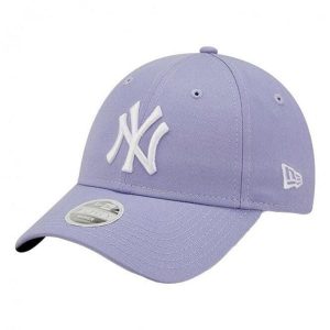 Czapka z daszkiem damska New Era Wmns League Ess 940 Nyy Lvd. Fioletowe czapki New Era, bez wzorów, casualowe. Za 109,99 zł.