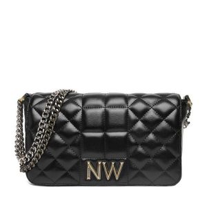Torebka Nine West. Czarne torebki klasyczne Nine West, bez wzorów, bez dodatków. Za 329,99 zł.