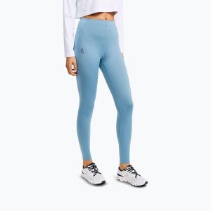 Legginsy treningowe damskie On Active. Niebieskie legginsy On, bez wzorów. Za 329,99 zł.