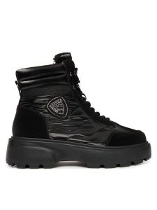 Blauer Trapery F5BLANCA03/NYP Czarny. Czarne buty zimowe Blauer, z materiału, bez obcasa, bez zapięcia. Za 689,99 zł.