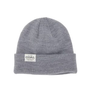 Czapka zimowa COAL UNIFORM LOW heather grey. Szare czapki COAL, bez wzorów, sportowe. Za 29,00 zł.