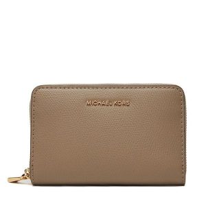 Portfel MICHAEL Michael Kors. Brązowe portfele MICHAEL Michael Kors, bez wzorów. Za 369,99 zł.