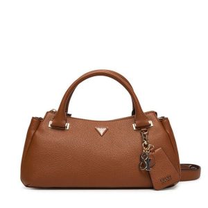 Torebka Guess. Brązowe torebki klasyczne Guess, z aplikacjami, bez dodatków. Za 679,99 zł.