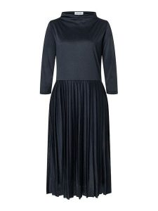 More & More Sukienka w kolorze granatowym rozmiar: 44. Niebieskie sukienki More & More, bez wzorów, bez kołnierzyka, bez ramiączek, midi. Za 217,53 zł.