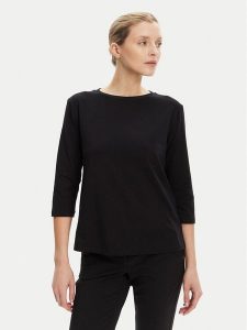 Weekend Max Mara Bluzka Multia 2525946031 Czarny Regular Fit. Czarne bluzki Weekend Max Mara, s, bez wzorów, z bawełny, bez kołnierzyka, bez ramiączek. Za 309,99 zł.