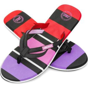 Japonki basenowe damskie Aqua Speed Marina. Fioletowe klapki Aqua-Speed, bez wzorów, bez obcasa. Za 33,90 zł.