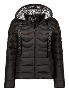 Geographical Norway Kurtka pikowana "Bonita" w kolorze czarnym rozmiar: XL. Czarne kurtki Geographical Norway, xl, bez wzorów, bez kaptura. Za 179,64 zł.