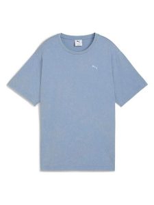 Puma Koszulka w kolorze błękitnym rozmiar: XL. Niebieskie bluzki Puma, xl, bez wzorów, bez kołnierzyka, bez ramiączek. Za 69,91 zł.