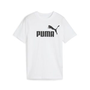 Młodzieżowa koszulka ESS z logo No. 1 PUMA White. Biała bluzki Puma, m, bez wzorów, z gumy, młodzieżowe, bez kołnierzyka, bez ramiączek. Za 79,00 zł.